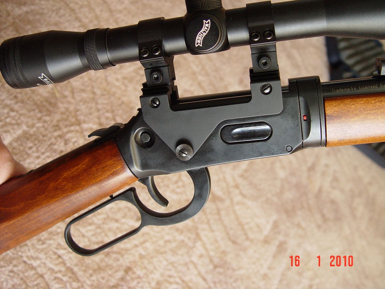 Walther Lever Action CO2 Rifle & Scope by UMAREX WINCHESTER 1894 Replica RimfireCentral